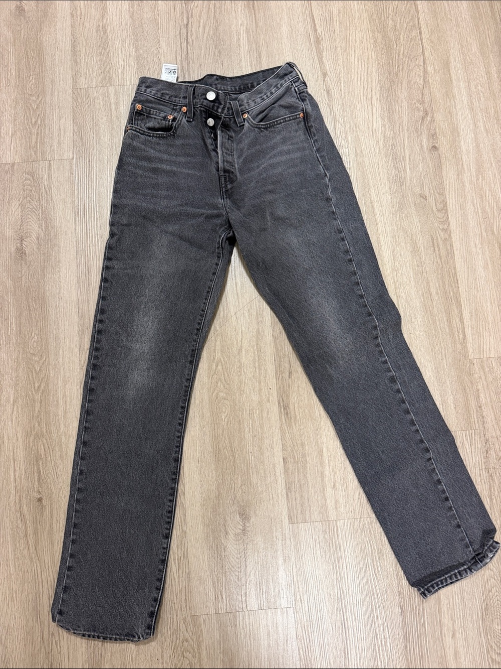 Levi’s Straight Fit Black Denim Jeans